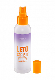 Солнцезащитное молочко для тела SPF 15 Leto